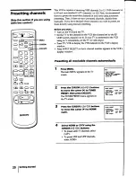 Предварительный просмотр 20 страницы Sony SLV-440 Operating Insructions