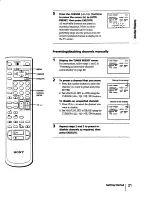 Предварительный просмотр 21 страницы Sony SLV-440 Operating Insructions