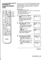 Предварительный просмотр 33 страницы Sony SLV-440 Operating Insructions