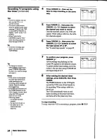Предварительный просмотр 34 страницы Sony SLV-440 Operating Insructions