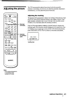 Предварительный просмотр 41 страницы Sony SLV-440 Operating Insructions