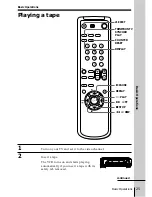 Preview for 25 page of Sony SLV-469 Operating Instructions Manual