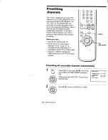 Preview for 20 page of Sony SLV-478 Operating Instrucktions