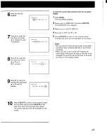 Предварительный просмотр 25 страницы Sony SLV-575UC Operating Instructions Manual