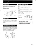 Предварительный просмотр 29 страницы Sony SLV-575UC Operating Instructions Manual