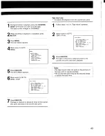 Предварительный просмотр 43 страницы Sony SLV-575UC Operating Instructions Manual