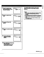 Preview for 17 page of Sony SLV-585HF Operating Instructions Manual