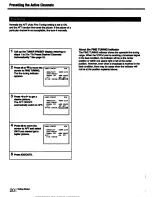 Preview for 20 page of Sony SLV-585HF Operating Instructions Manual