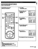 Preview for 29 page of Sony SLV-585HF Operating Instructions Manual