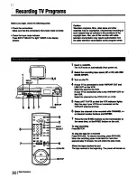 Preview for 30 page of Sony SLV-585HF Operating Instructions Manual