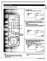 Preview for 47 page of Sony SLV-585HF Operating Instructions Manual