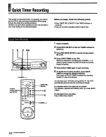 Preview for 48 page of Sony SLV-585HF Operating Instructions Manual