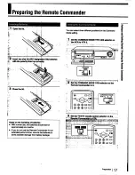 Предварительный просмотр 17 страницы Sony SLV-595HF Operating Instructions Manual