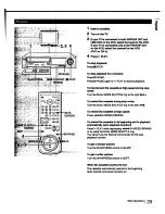 Предварительный просмотр 29 страницы Sony SLV-595HF Operating Instructions Manual