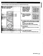 Предварительный просмотр 41 страницы Sony SLV-595HF Operating Instructions Manual