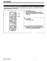 Предварительный просмотр 42 страницы Sony SLV-595HF Operating Instructions Manual