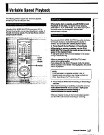 Предварительный просмотр 47 страницы Sony SLV-595HF Operating Instructions Manual