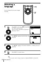 Preview for 22 page of Sony SLV-669HF Operating Instructions Manual