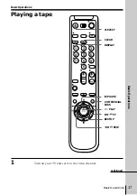 Preview for 37 page of Sony SLV-669HF Operating Instructions Manual