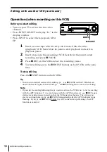 Preview for 56 page of Sony SLV-669HF Operating Instructions Manual