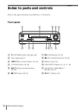 Preview for 62 page of Sony SLV-669HF Operating Instructions Manual