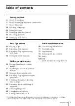 Preview for 3 page of Sony SLV-688HF - Video Cassette Recorder Operating Instruction