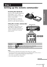 Предварительный просмотр 5 страницы Sony SLV-688HF - Video Cassette Recorder Operating Instruction