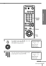 Предварительный просмотр 43 страницы Sony SLV-688HF - Video Cassette Recorder Operating Instruction