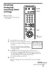 Предварительный просмотр 61 страницы Sony SLV-688HF - Video Cassette Recorder Operating Instruction