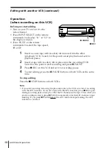 Preview for 68 page of Sony SLV-688HF - Video Cassette Recorder Operating Instruction