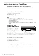 Preview for 57 page of Sony SLV-7000KCH Operating Instructions Manual