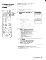 Preview for 45 page of Sony SLV-740HF Operating Instructions Manual