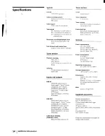 Preview for 54 page of Sony SLV-740HF Operating Instructions Manual