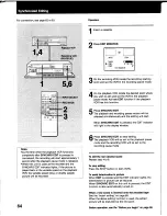 Preview for 64 page of Sony SLV-757UC Operating Instructions Manual