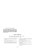 Предварительный просмотр 2 страницы Sony SLV-7700KME Service Manual