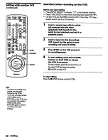 Предварительный просмотр 52 страницы Sony SLV-770HF Operating Instructions Manual