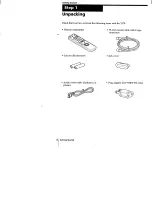 Предварительный просмотр 4 страницы Sony SLV-777HF - Video Cassette Recorder Operating Instructions Manual