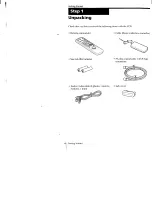 Предварительный просмотр 4 страницы Sony SLV-788HF - Video Cassette Recorder Operating Instructions Manual