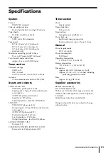 Preview for 81 page of Sony SLV-795HF Operating Instructions Manual