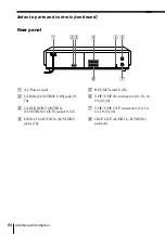 Preview for 84 page of Sony SLV-795HF Operating Instructions Manual