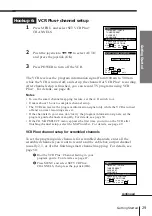 Preview for 29 page of Sony SLV-797HF Operating Instructions Manual