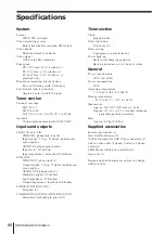 Preview for 88 page of Sony SLV-797HF Operating Instructions Manual