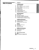 Preview for 3 page of Sony SLV-940HF Operating Instructions Manual