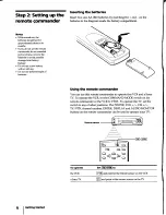 Preview for 6 page of Sony SLV-940HF Operating Instructions Manual