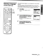 Preview for 21 page of Sony SLV-940HF Operating Instructions Manual