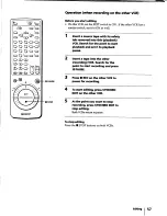 Preview for 57 page of Sony SLV-940HF Operating Instructions Manual