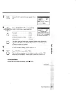 Preview for 61 page of Sony SLV-998HF CS Operating Instructions Manual