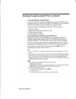 Preview for 62 page of Sony SLV-998HF CS Operating Instructions Manual