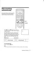 Preview for 71 page of Sony SLV-998HF CS Operating Instructions Manual