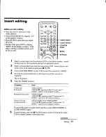 Preview for 85 page of Sony SLV-998HF CS Operating Instructions Manual